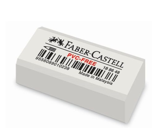 Ластик 7089 Faber Castel белый PVC-Free