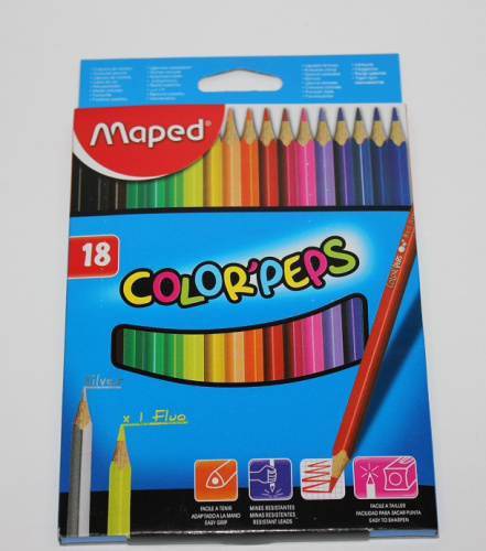 18цв карандаши Maped