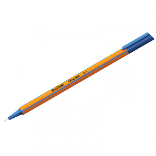 Ручка Berlingo Rapido 0,4мм трехгранная 40101капиллярная RR