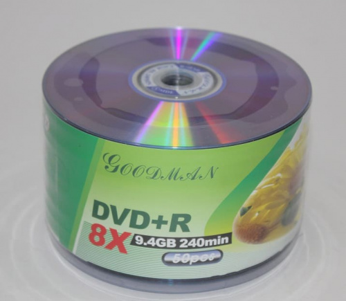 DVD-R двухсторонние Goodman