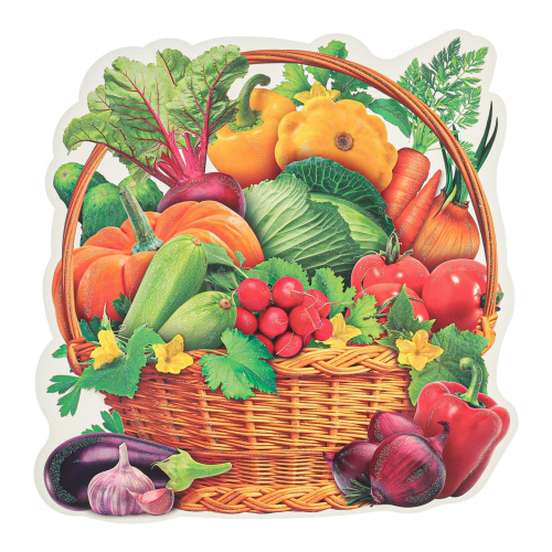 Плакат Овощи в корзине