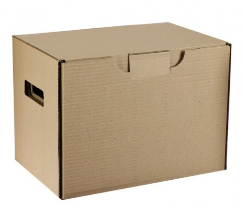 Коробка с крышкой 35,5*32,5*29,5 мм,, микрогофрокартон, коричневый