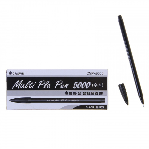 Ручка капиллярная Crown MultiPla черная СМР-500 RR