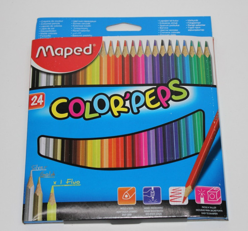 24цв карандаши Maped