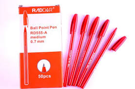 Ручка WA555 красная шариковая
