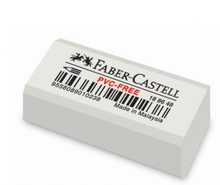 Ластик 7089 Faber Castel белый PVC-Free