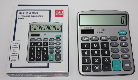Калькулятор 1653 Deli