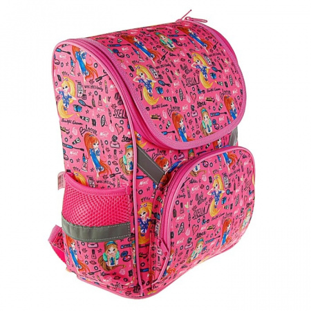 Рюкзак с эргономичной спинкой розовый Winx